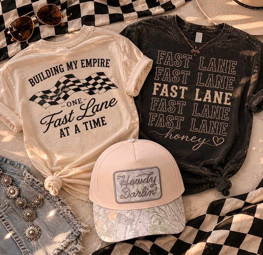 One Fast Lane At A Time Boutique Shirt
