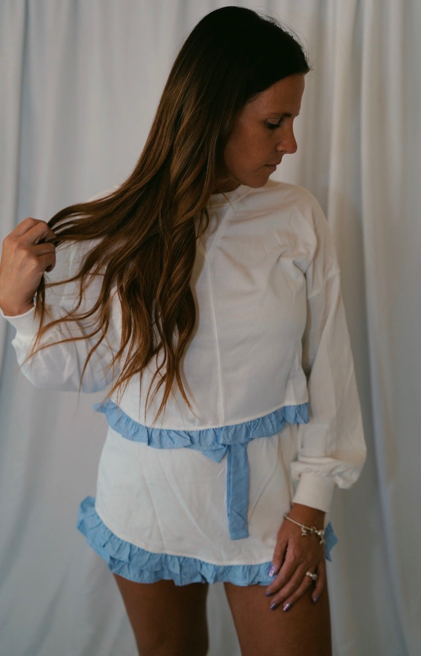 Ruffled Two Piece Set